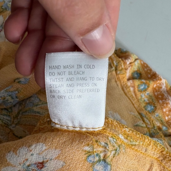 Rachel Zoe Yellow Floral Tunic Top - Picture 10 of 12